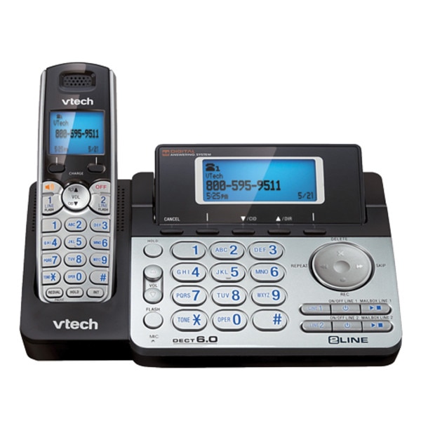 V Tech Ds6151 2 Line Expandable Cordless Phone Hellodirect