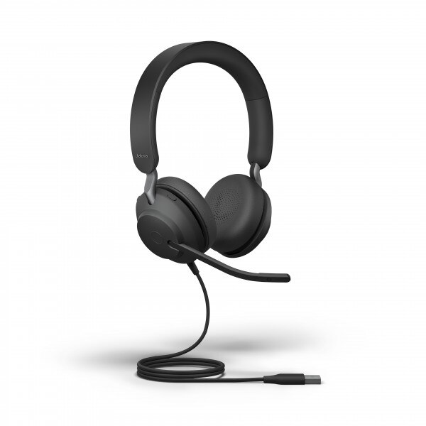 Jabra Evolve2 40 Headset USB A UC Stereo Hello Direct