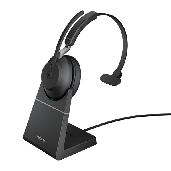 Jabra Evolve2 65 Link380a MS Mono Headset with Stand